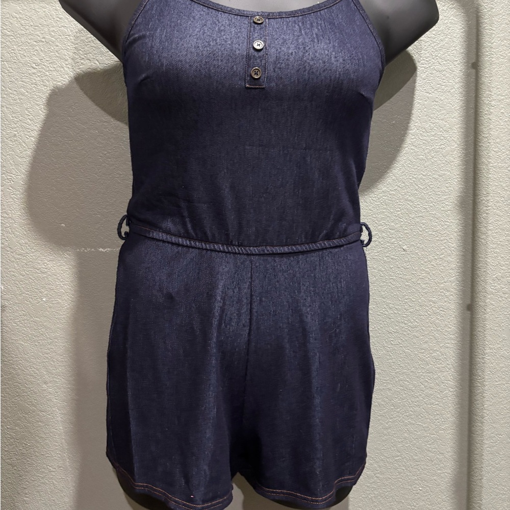 Stylein Dark Blue Denim Romper